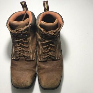 Dan Post Distressed Brown Leather Lace-Up Work Boots Size 11M